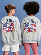 Image number 2 showing, Old Navy x Disney© Mickey Mouse Flag Graphic Crew-Neck Sweatshirt for Boys