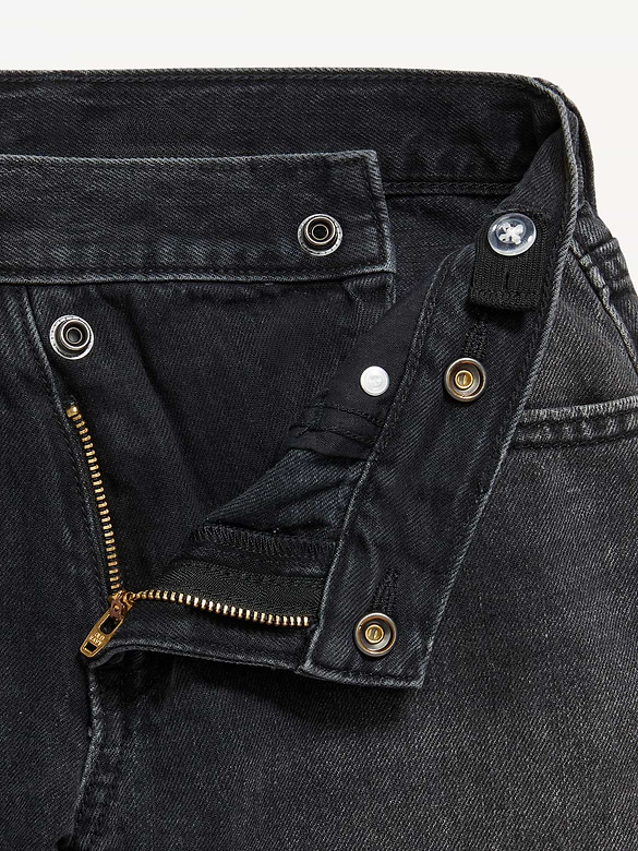 Jean à ceinture croisée coupe très généreuse à jambe large pour fille