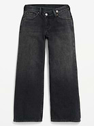 Image number 4 showing, Super Baggy Wide-Leg Crossover Jeans for Girls