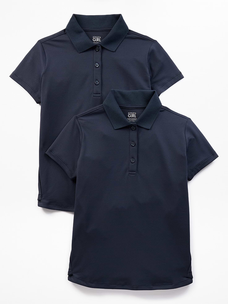 Image number 1 showing, Athleta Girl School Day Polo 2-Pack