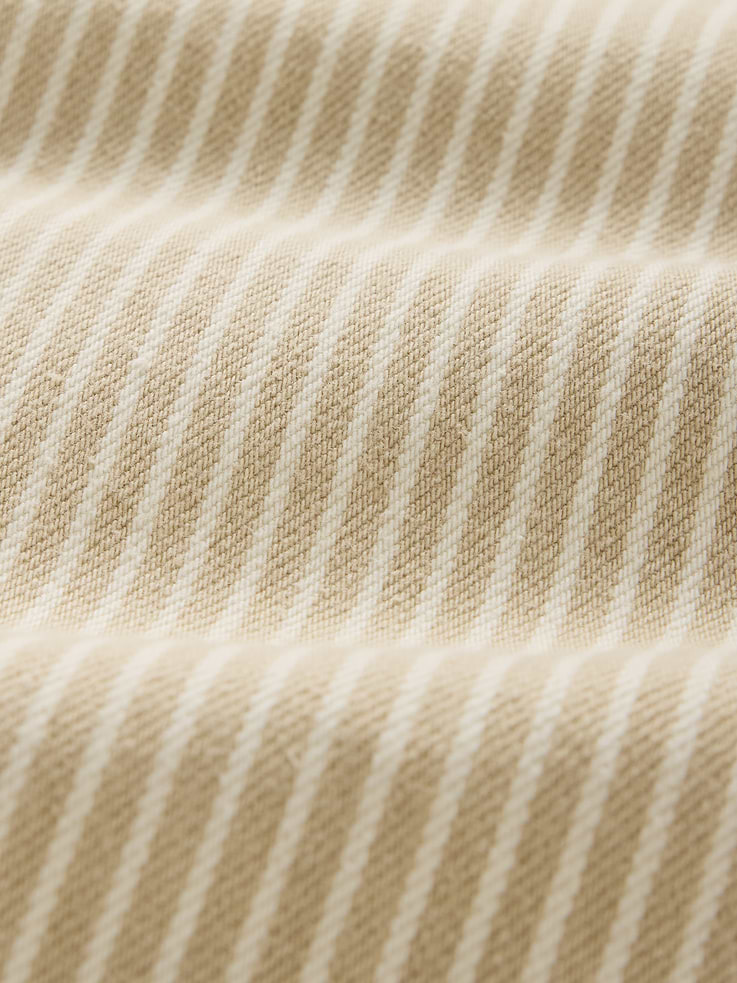 Image number 6 showing, High Rise Khaki Stripe Barrel Jeans