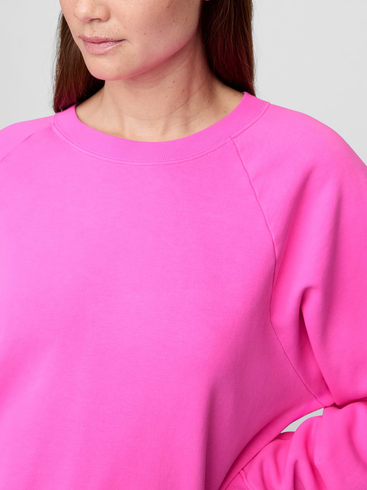 L'image numéro 5 présente Chandail en coton ouaté VintageDoux à manches raglan