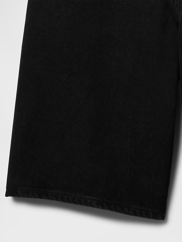 11"  Mid Rise Longline Denim Shorts