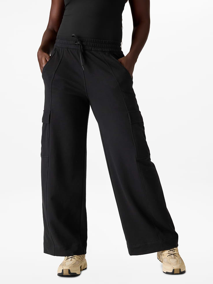 Image number 1 showing, Retroterry High Rise Wide Leg Cargo Pant