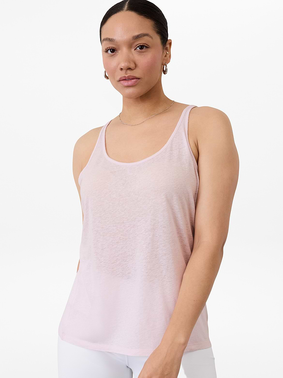 Getaway Linen Blend Tank