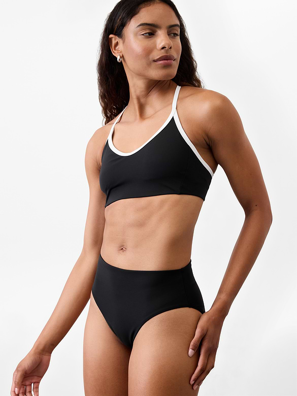 High Waist Cheeky Swim Bottom