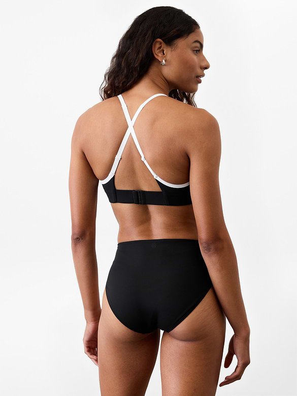 High Waist Cheeky Swim Bottom