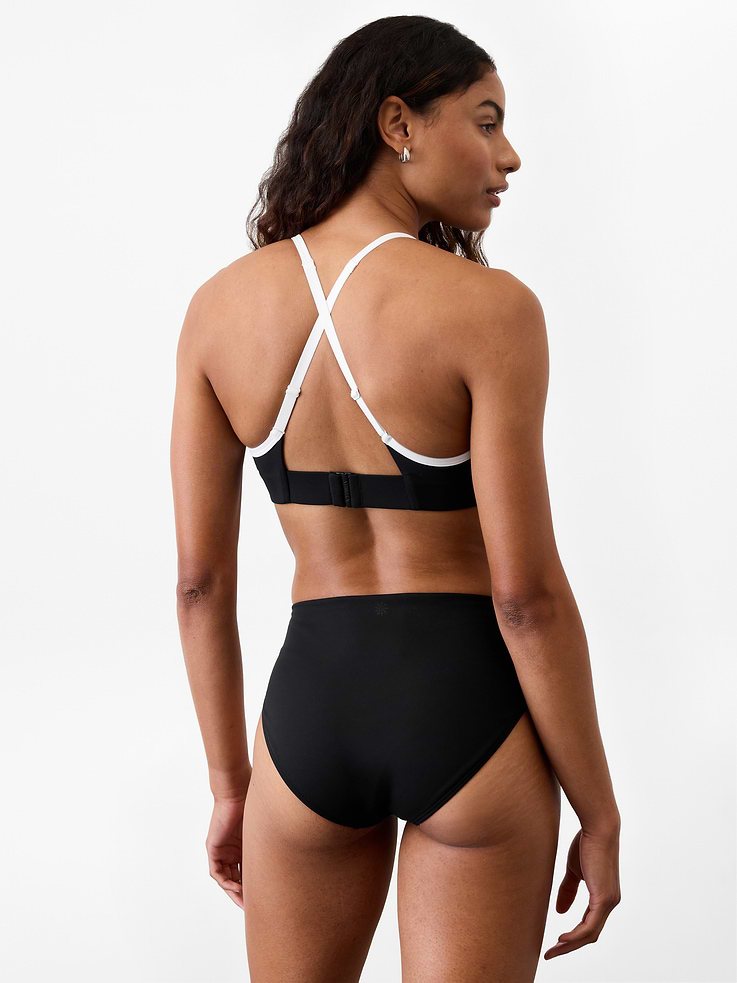 Image number 1 showing, High Waist Cheeky Swim Bottom