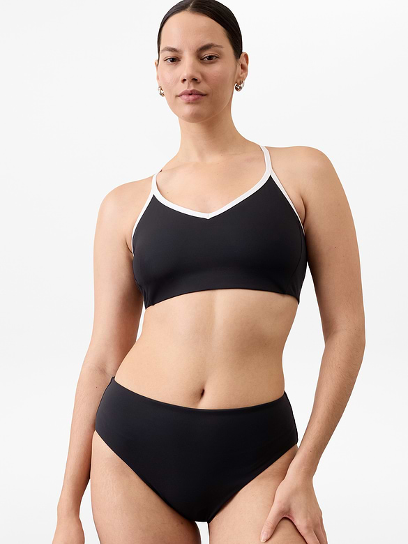 High Waist Cheeky Swim Bottom