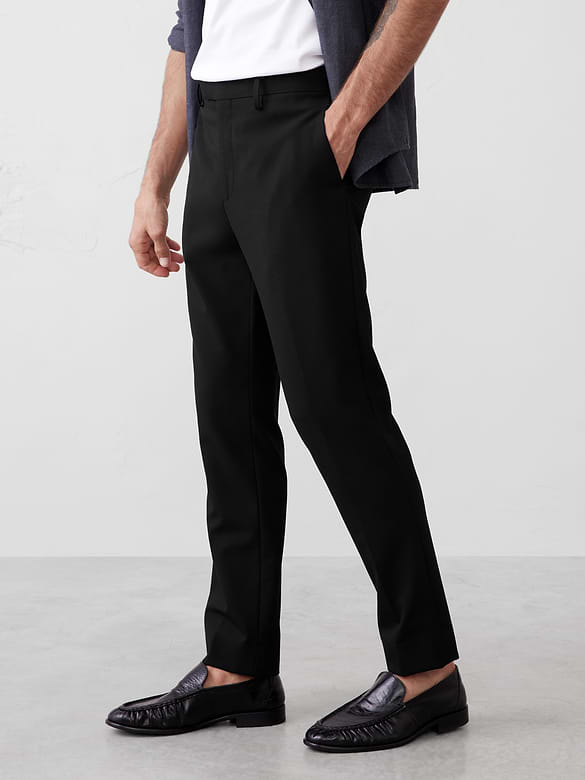 Plain Weave Suit Trouser