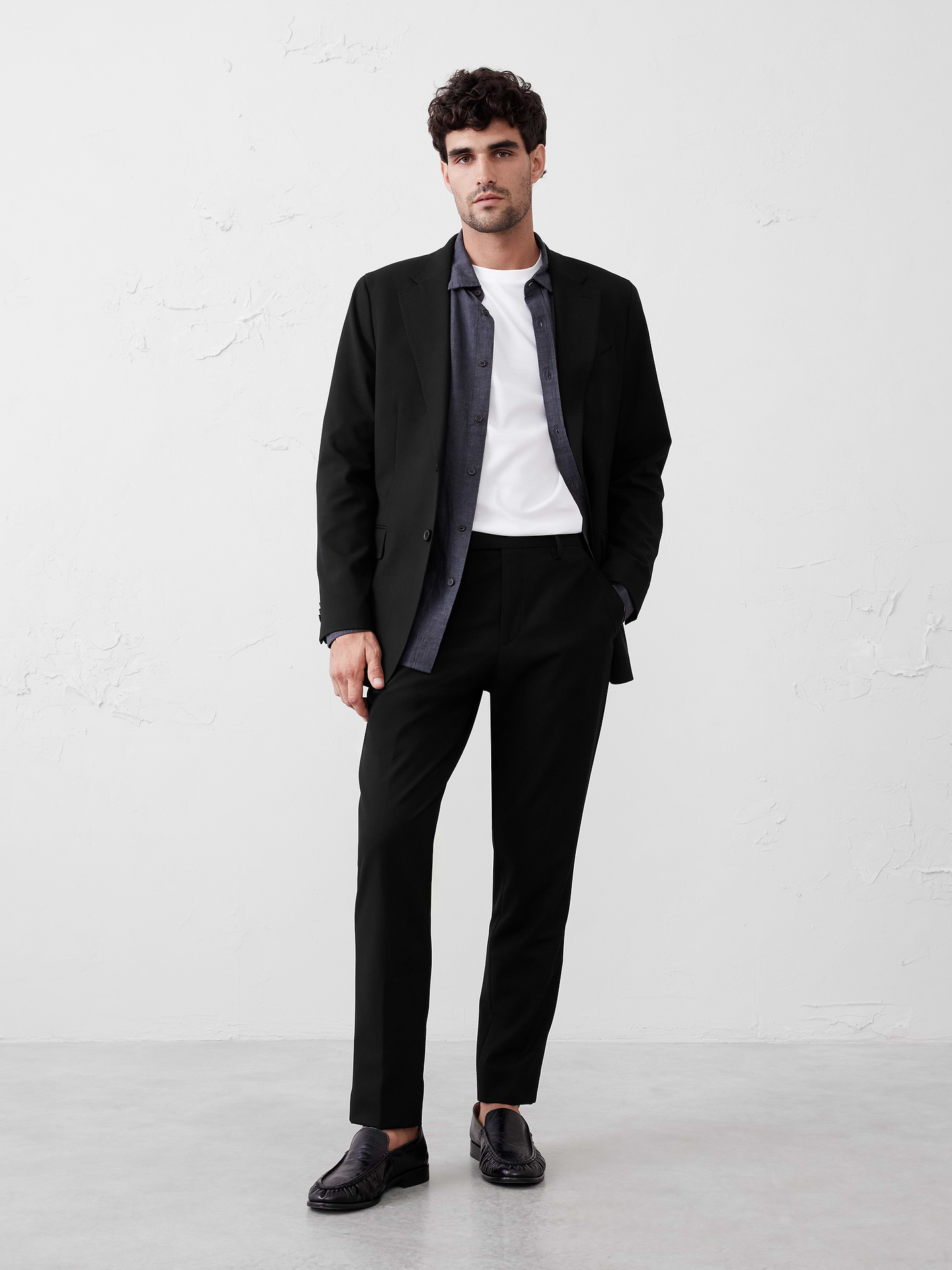 Image number 1 showing, Plain Weave Suit Trouser