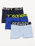 Image number 1 showing, Go-Dry Boxer-Briefs Performance Underwear 3-Pack for Boys