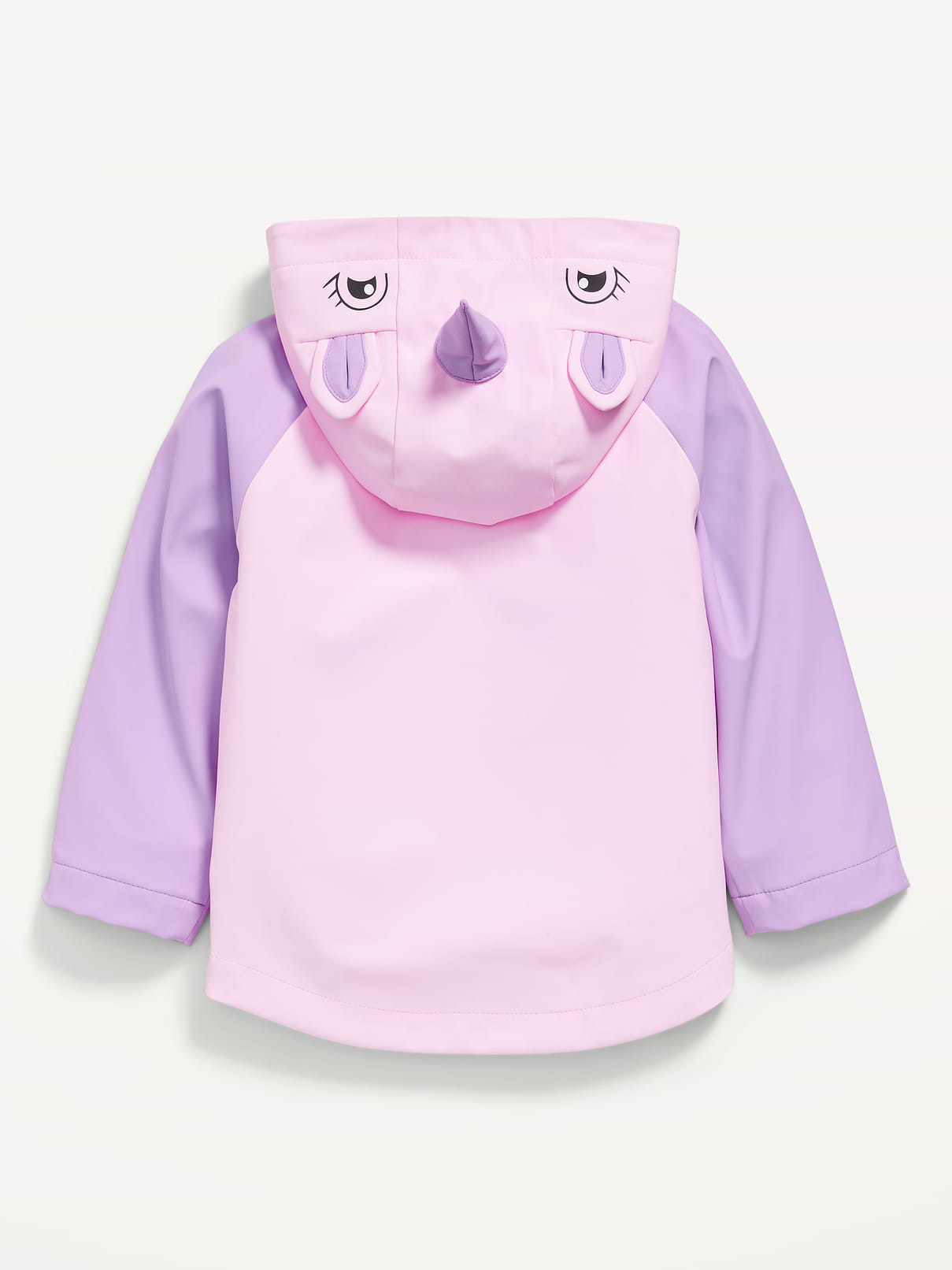 Image number 3 showing, Water-Resistant Critter Hooded Jacket for Toddler Girls