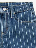 Image number 4 showing, Printed High-Waisted Baggy Wide-Leg Jeans for Girls