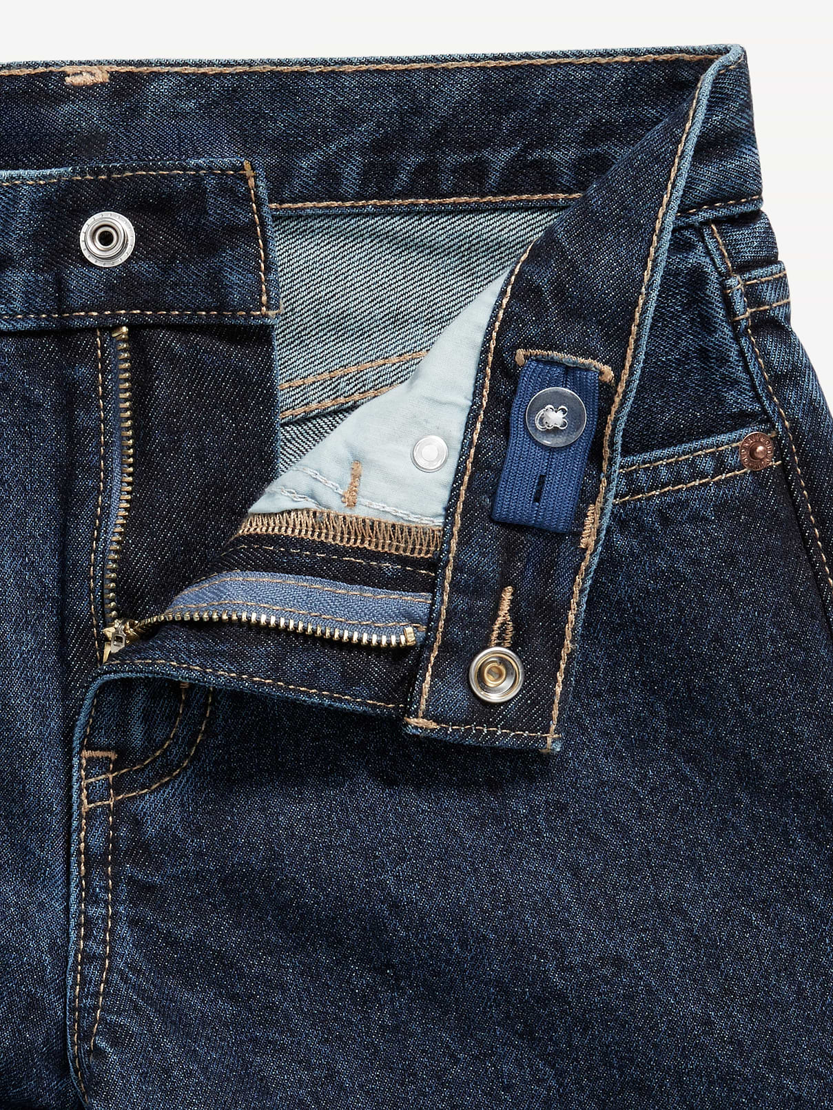 L'image numéro 5 présente Jean coupe généreuse non extensible pour Garçon