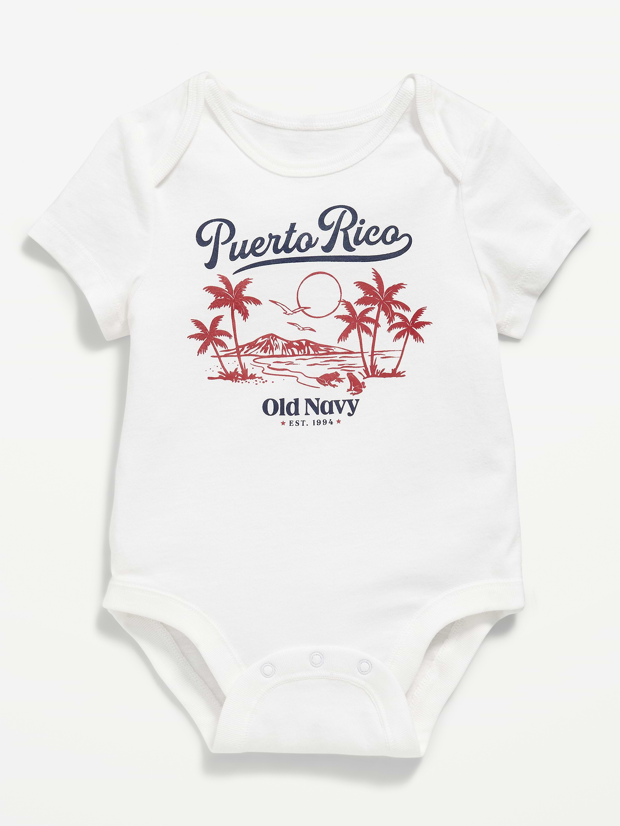 Image number 1 showing, Short-Sleeve Graphic Bodysuit for Baby