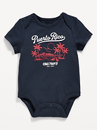 Image number 1 showing, Short-Sleeve Graphic Bodysuit for Baby