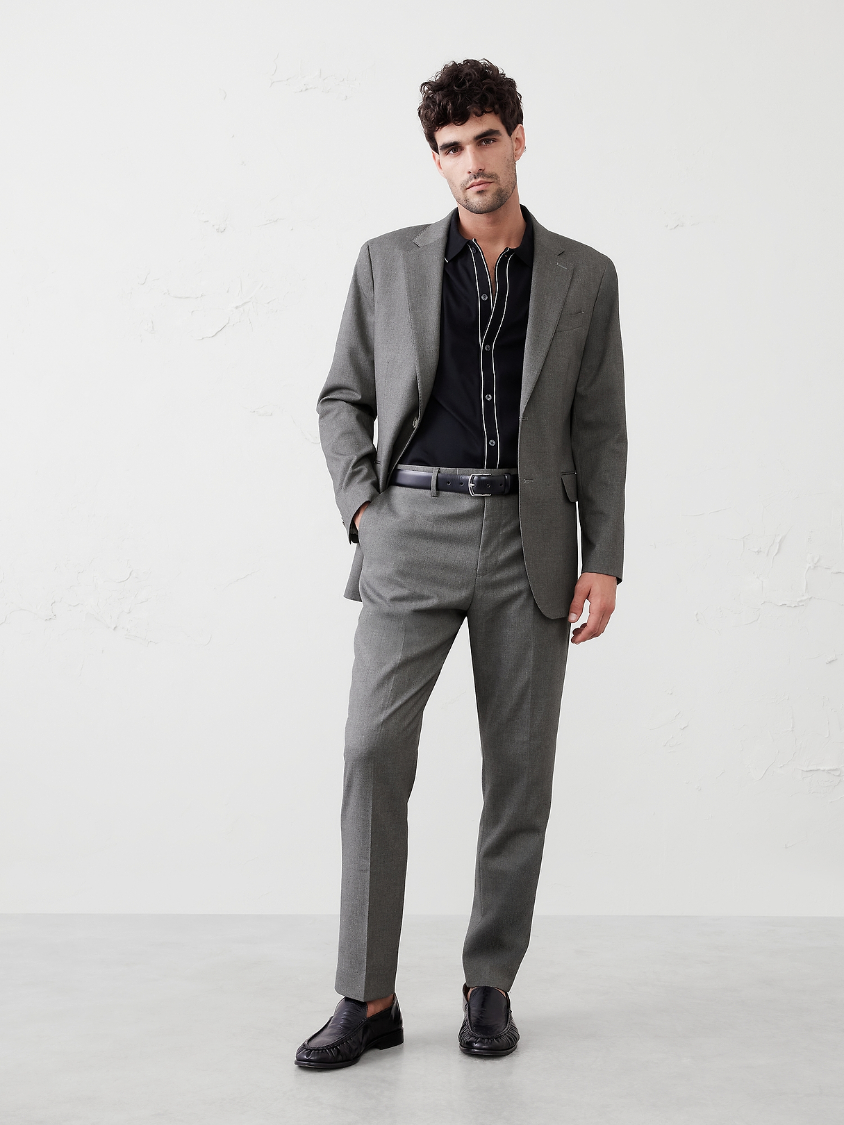 Crosshatch Suit Jacket | Banana Republic Factory