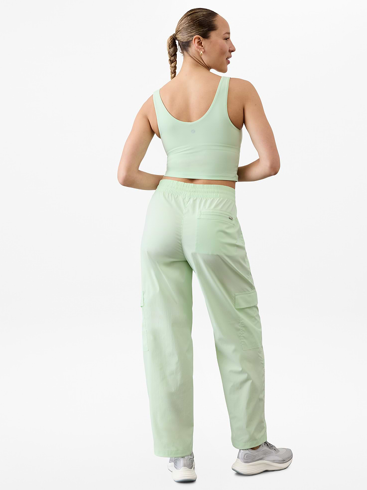 Image number 6 showing, Cascade High Rise Cargo Poplin Pant