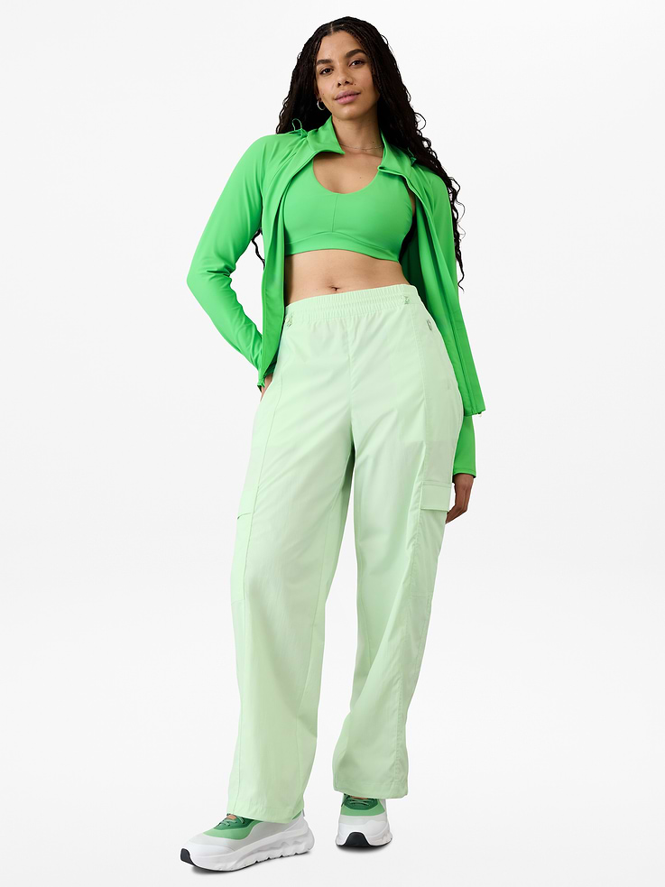 Image number 1 showing, Cascade High Rise Cargo Poplin Pant