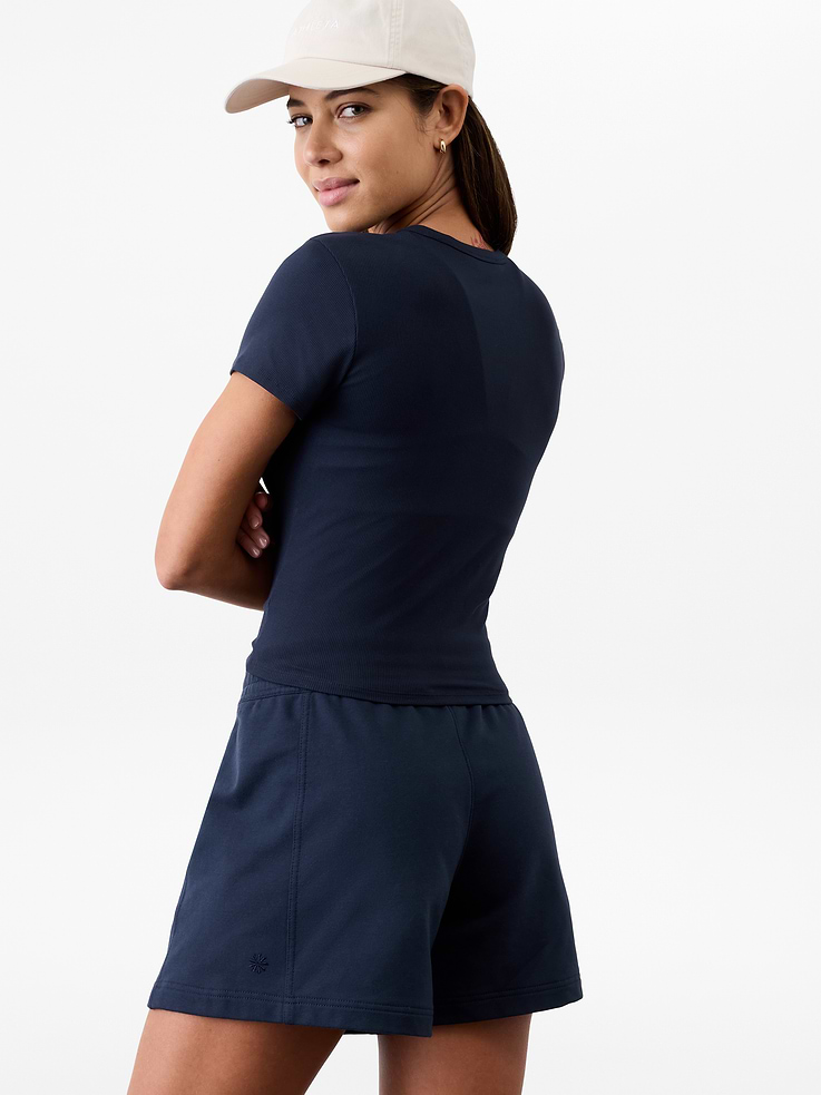 Image number 2 showing, Signature Rib Crop Tee