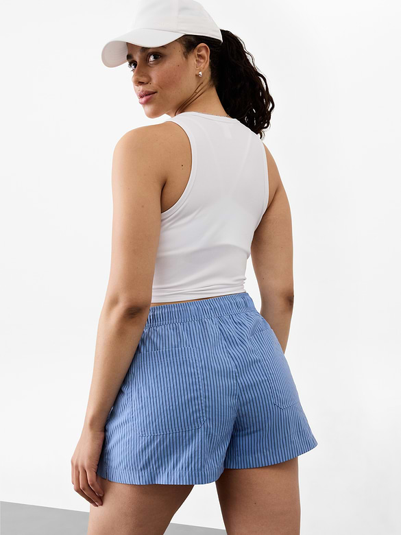Midday Mid Rise Poplin Short