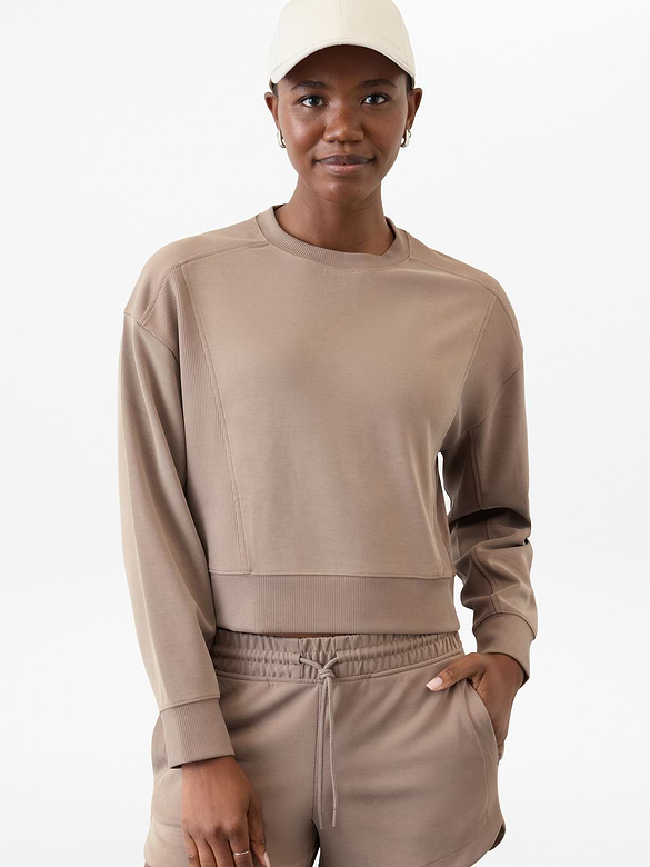 Seasoft Rib Crewneck Sweatshirt