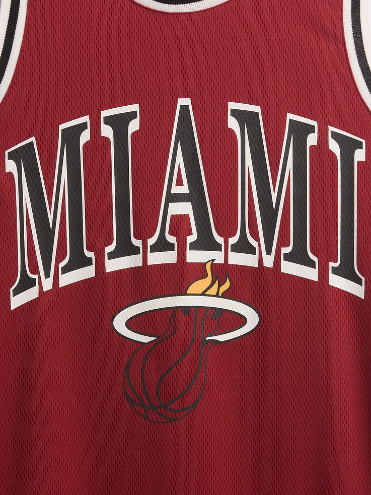 Image number 3 showing, NBA Miami Heat Recycled Jersey Mini Dress