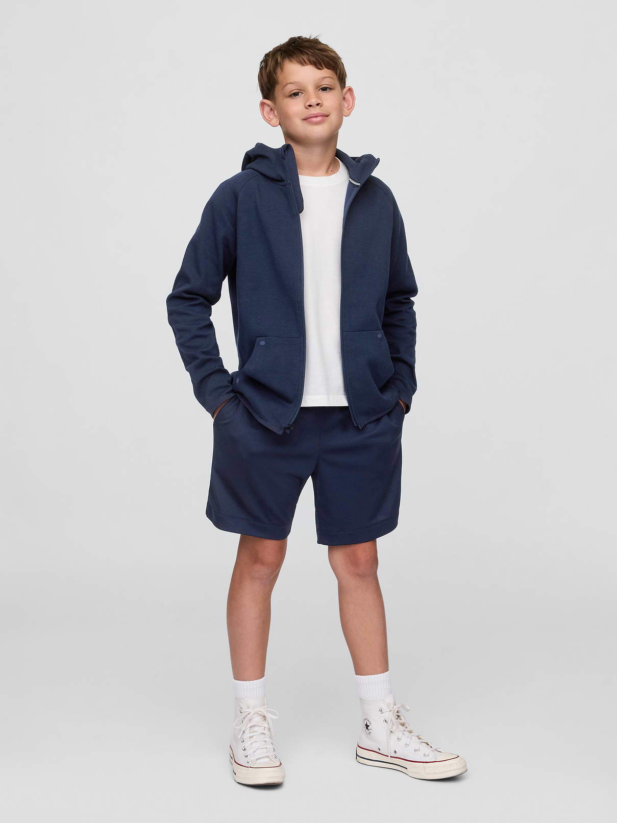 Kids GapFit 6" Recycled Mesh Easy Shorts