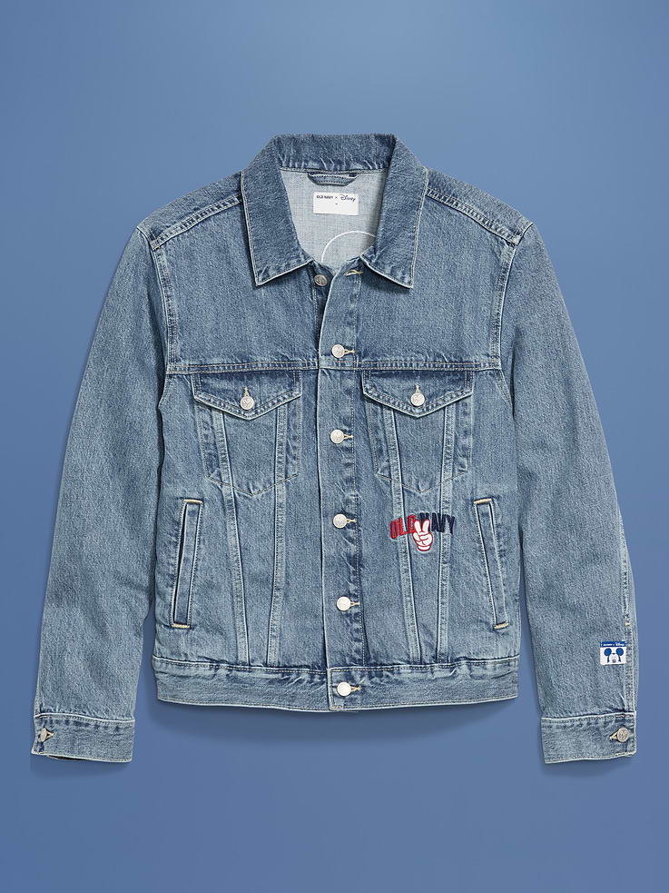 Image number 1 showing, Old Navy x Disney© Mickey Mouse Logo-Graphic Jean Jacket