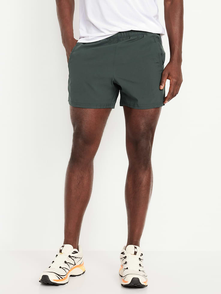 Image number 1 showing, Essential Woven Workout Shorts -- 5-inch inseam