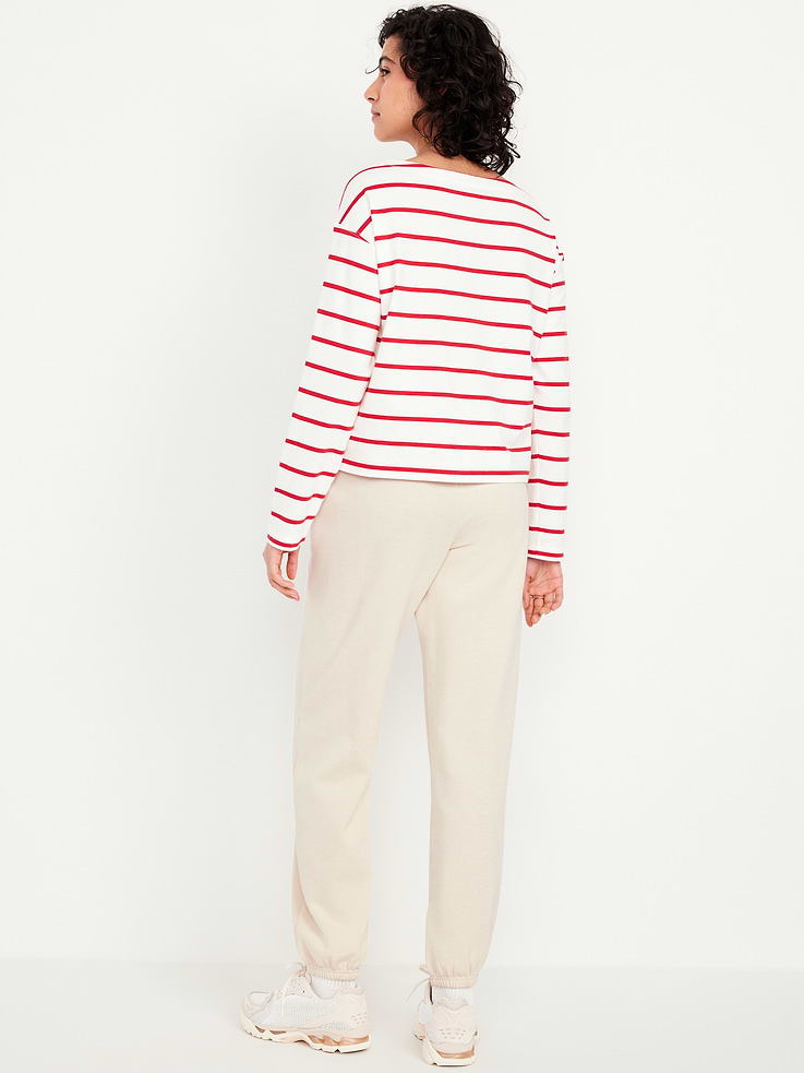 Image number 2 showing, High-Waisted SoComfy Jogger Sweatpants