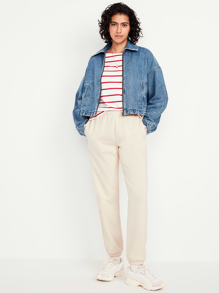 Image number 3 showing, High-Waisted SoComfy Jogger Sweatpants