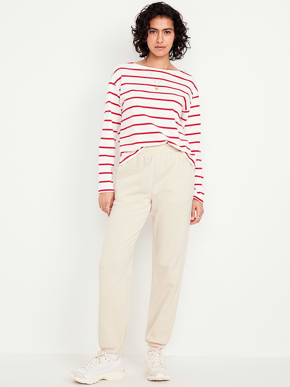 High-Waisted SoComfy Jogger Sweatpants