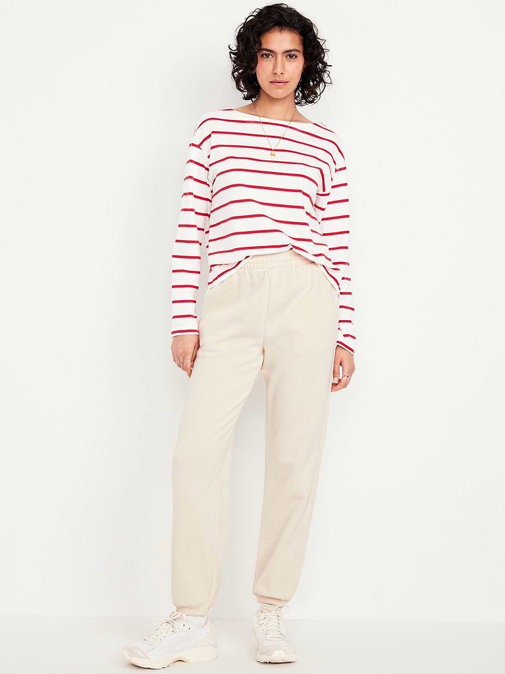 Image number 1 showing, High-Waisted SoComfy Jogger Sweatpants