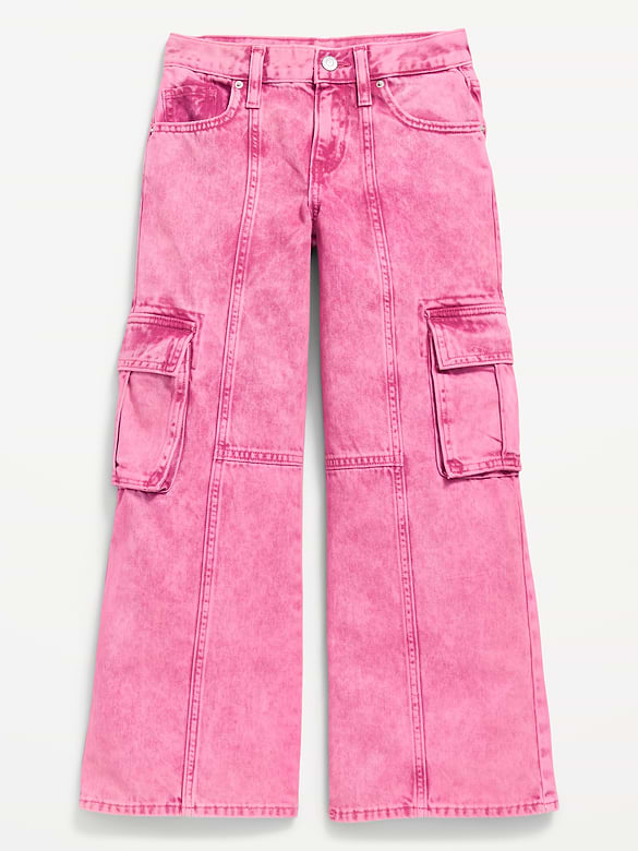 Cargo coupe très généreuse à jambe large pour fille