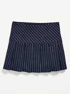 Image 4 of 4, Pleated Twill Skirt for Girls