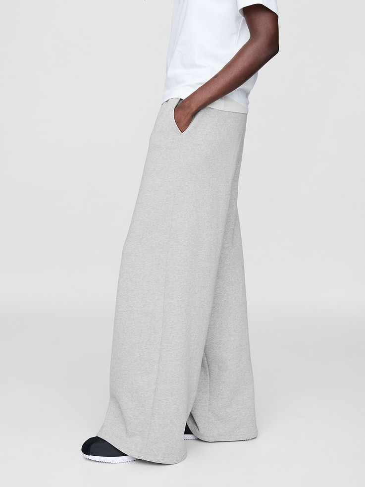 L'image numéro 3 présente Pantalon ballon à jambe large en coton ouaté VintageDoux