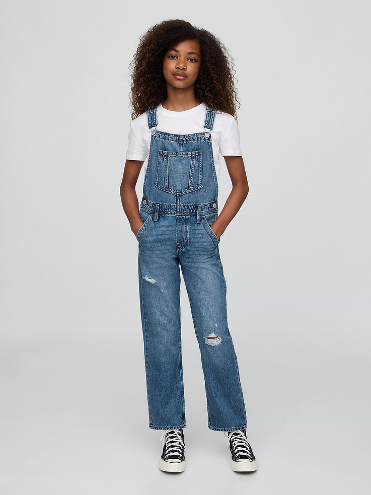 Image number 1 showing, Kids Loose Overalls