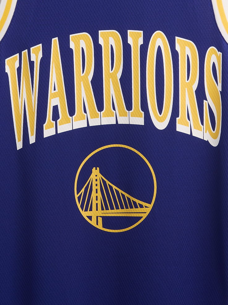 Image 2 of 5, NBA Golden State Warriors Recycled Jersey Mini Dress