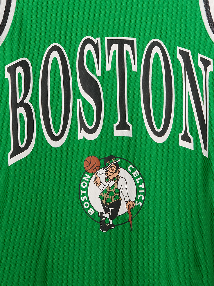 Image 2 of 5, NBA Boston Celtics Recycled Jersey Mini Dress