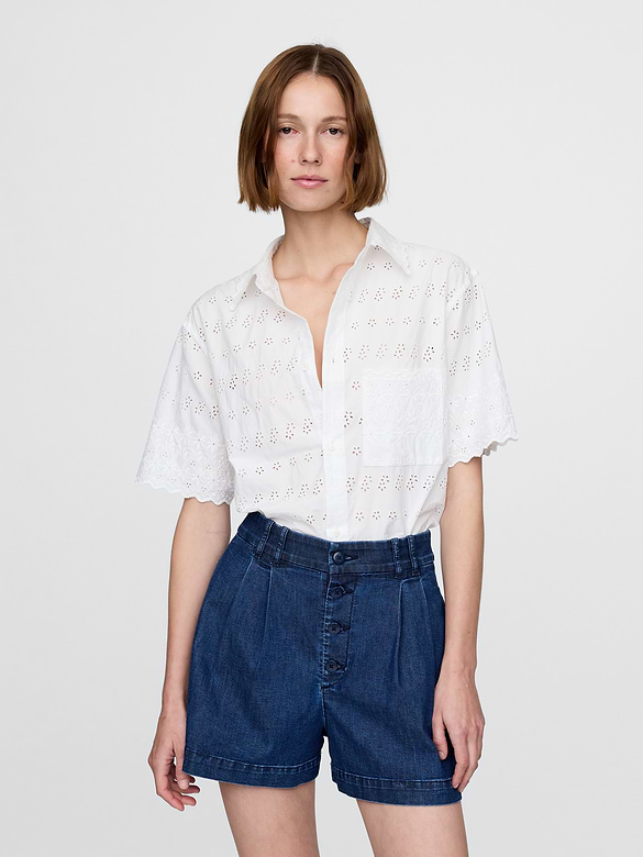 Gap × DÔEN Adult Eyelet Shirt