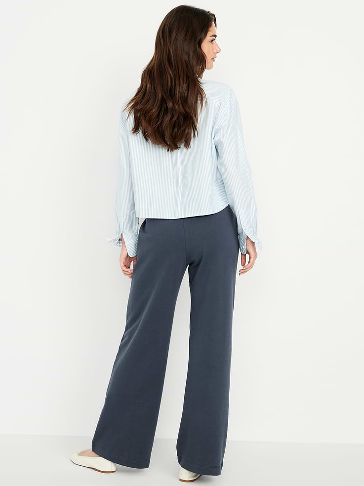 Image number 2 showing, High-Waisted SoComfy Wide-Leg Sweatpants