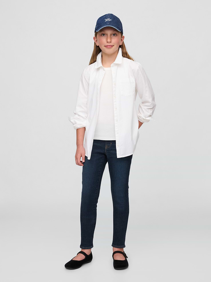Image number 1 showing, Kids Mid Rise Pull-On Jeggings