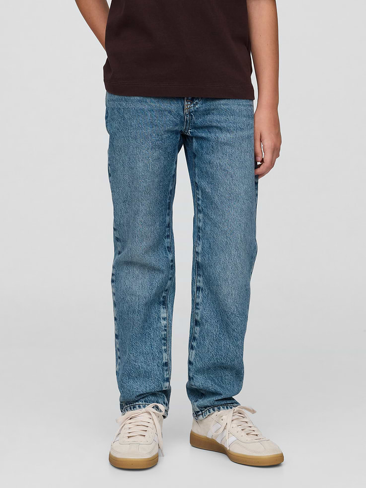 Image number 3 showing, Kids Relaxed Straight Jeans
