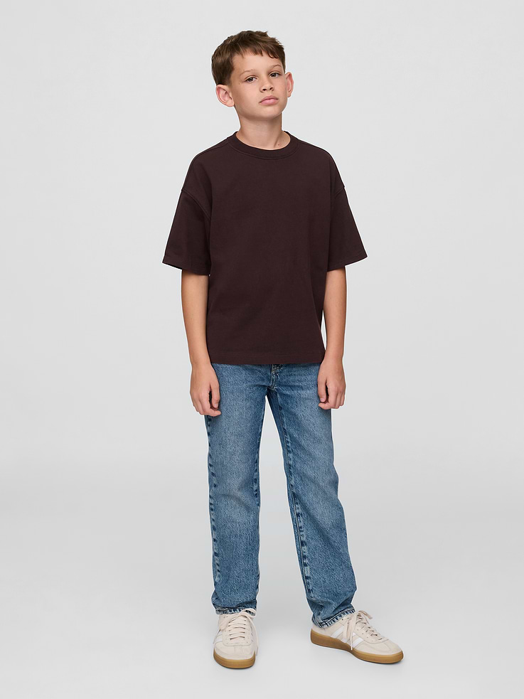 Image number 1 showing, Kids Relaxed Straight Jeans