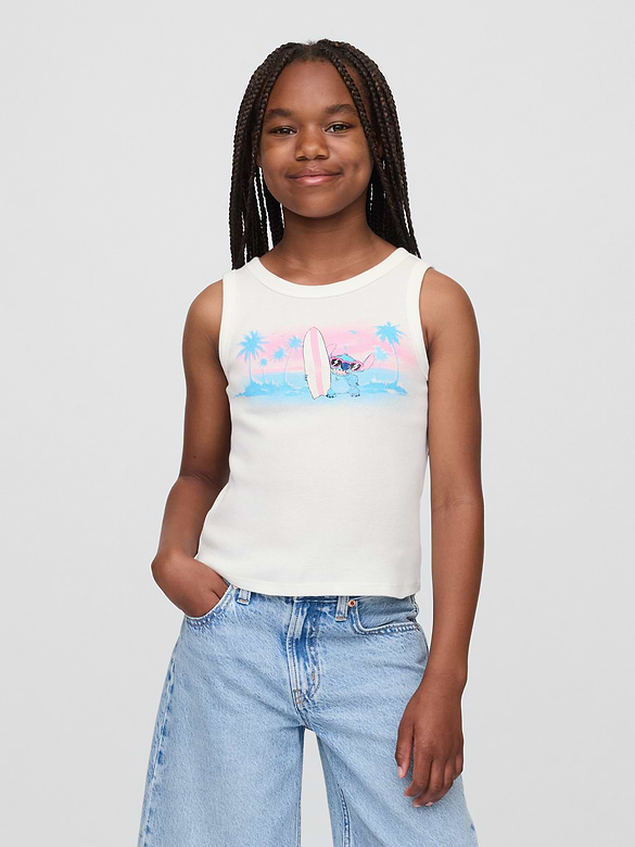 Lilo & Stitch Kids Rib Tank Top