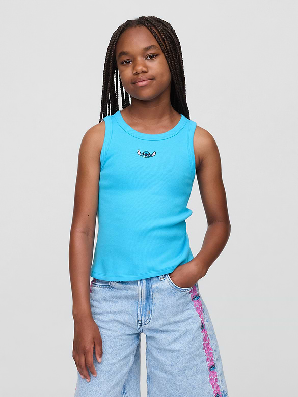 Lilo & Stitch Kids Rib Tank Top