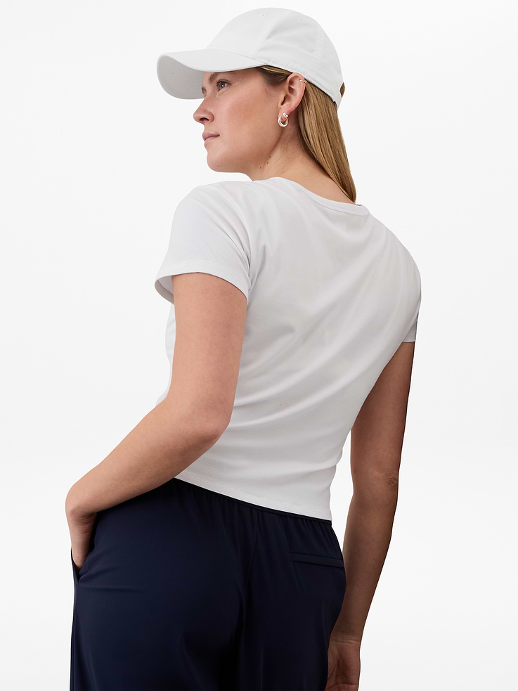 Image number 6 showing, Signature Rib Crop Tee