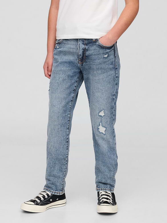 Kids Mid Rise Girlfriend Jeans